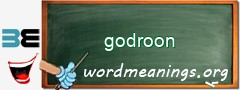 WordMeaning blackboard for godroon